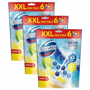 Domestos Power5 WC frissítő blokk mix Lime & Ocean (18x50g) kép