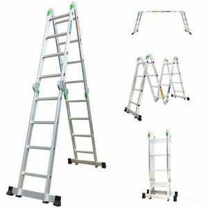 Pepita multifunkciós alumínium Létra csuklópánttal 4x4 fok 4, 56m kép