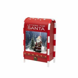 Home LFS400 zenélő, havazó postaláda, 4db hidegfehér SMD LED, műa... kép