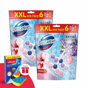 Domestos Power5 WC frissítő blokk mix Magnolia & Lavender (12... kép