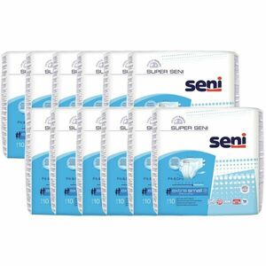 Seni Super Extra Small 0 Felnőtt pelenka 40-60cm (12x10db) kép
