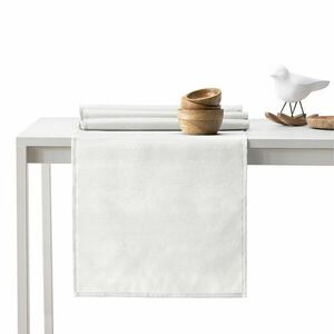 Asztalterítő Vesta krémű dombornyomott modern 115x300+35x300 AmeliaHome kép