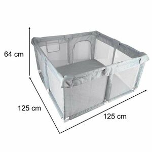 Baba járóka összecsukható száraz medence gyermek játszótér 120x120cm kép