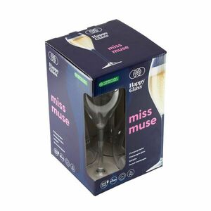 HappyGlass Miss Muse törhetetlen pezsgőspohár, 24 cl, BPA mentes, ... kép