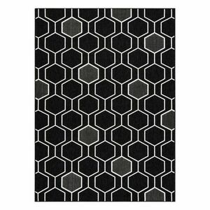 Szőnyeg WINK HEXAGON fekete 120x170 kép