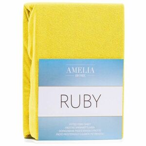 Lepedő RUBY sárga frottír 200-220x200 AmeliaHome kép