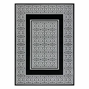 Szőnyeg MOSSE GREEK fekete 140x190 kép