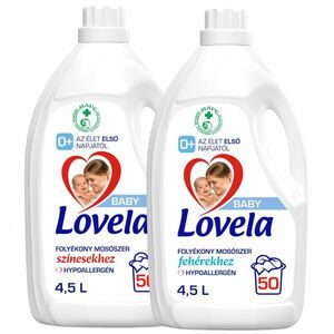Lovela Baby Hipoallergén Mosószer csomag színes és fehér ruhákhoz... kép