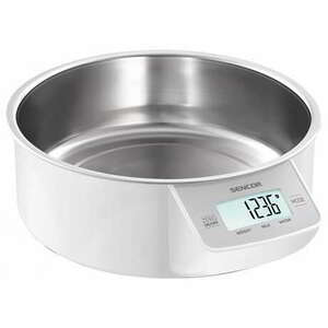 Sencor SKS 4030WH Elektronikus konyhai mérleg - Fehér kép