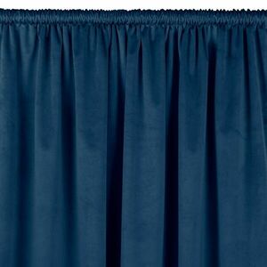 Sötétítő függöny VILA indigókék bújtató 5 cm bársony 400x245 HOMEDE kép