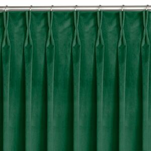 Sötétítő függöny VILA üvegzöld flex 9, 5 cm kettős átfedéssel bárs... kép