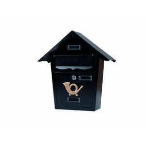 Raven antracit postaláda 37x36, 5x7, 5cm kép