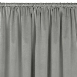 Sötétítő függöny VILA szürke bújtató 5 cm bársony 400x225 HOMEDE kép
