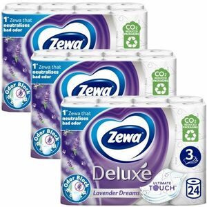 Zewa Deluxe Lavender Dreams 3 rétegű Toalettpapír 3x24 tekercs kép