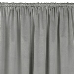 Sötétítő függöny VILA szürke bújtató 5 cm bársony 265x300 HOMEDE kép