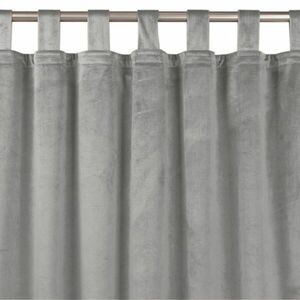 Sötétítő függöny VILA szürke pántok 10 cm bársony 135x175 HOMEDE kép