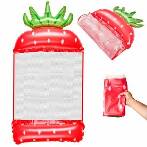 Felfújható strand matrac függőágy víz nyugágy szék medence eper kép