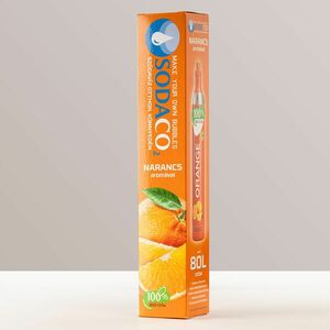 SodaCo 809187 univerzális tartalék szódagép patron narancs ízzel, ... kép
