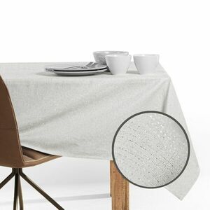 Asztalterítő Sparkle krémű metálfényes modern 140x500 DecoKing kép