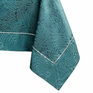 Asztalterítő Gaia tengerzöld dombornyomott 140x280 AmeliaHome kép