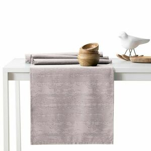 Asztalterítő Vesta púderrózsa dombornyomott modern 110x240 AmeliaHome kép