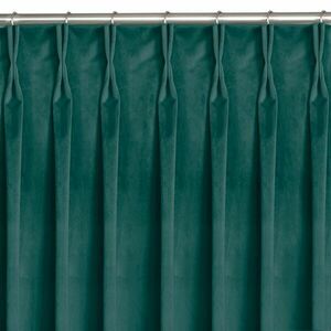 Sötétítő függöny VILA tengerzöld flex 7, 5 cm kettős átfedéssel bá... kép