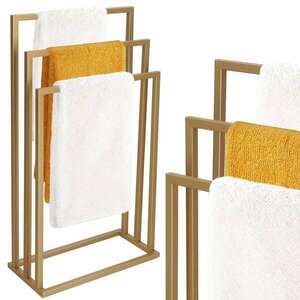 Springos fém Törölközőtartó 84x45x21cm - Arany kép