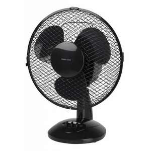 Deltaco Nordic Home Asztali Ventilátor - Fekete - 230mm kép