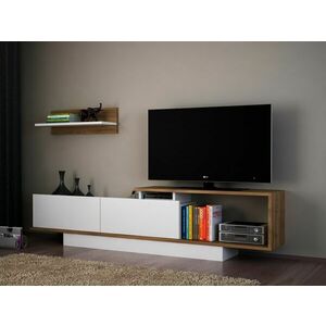 TV állvány, fehér diófa - - Butopêa kép