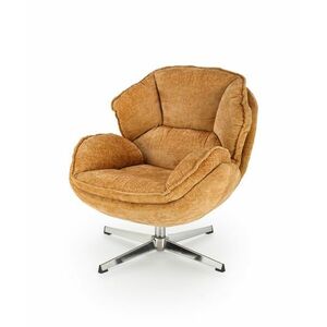 Fotel, szövet, mustársárga, fém lábbal - BOS - Butopêa kép