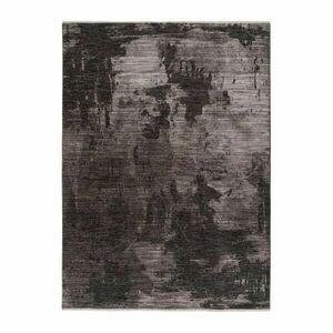 Szőnyeg, absztrakt mintázatú, szürke - fekete, poliészter, 160x230 cm - ENCREE - Butopêa kép