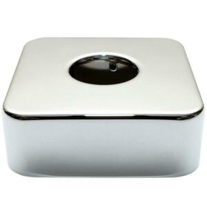 Négyzetes rozetta 3/4˝ króm, h-25, 70x70 mm kép