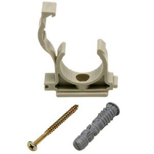 Egyszeres csőbilincs zárral és dübellel 16 mm (2 db) kép