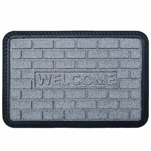 Textil lábtörlő 40x60 cm szürke kép