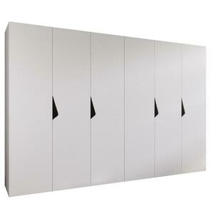 Szekrény Sandi 1-300 (2x150) fehér/fekete kép