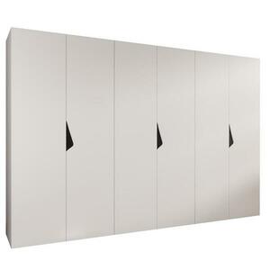 Szekrény Sandi 1-300 (3x100) fehér/fekete kép