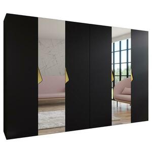 Szekrény Sandi 2-300 (2x150) fekete/arany kép