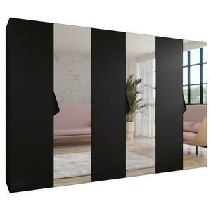 Szekrény Sandi 2-300 (3x100) fekete/fekete kép