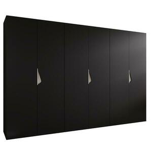 Szekrény Sandi 1-300 (3x100) fekete/kasmír kép