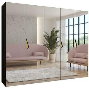 Szekrény Sandi 3-250 fekete/arany kép