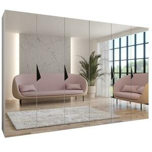 Szekrény Sandi 3-300 (2x150) fehér/fekete kép