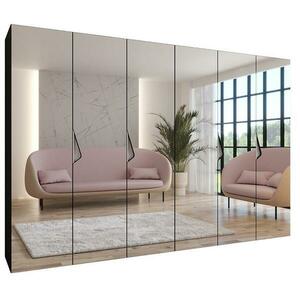 Szekrény Sandi 3-300 (2x150) fekete/kasmír kép