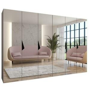 Szekrény Sandi 3-300 (2x150) kasmír/fekete kép