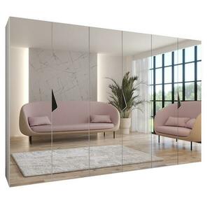 Szekrény Sandi 3-300 (3x100) fehér/fekete kép