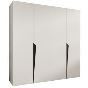 Szekrény Piano 1-200 fehér/fekete kép