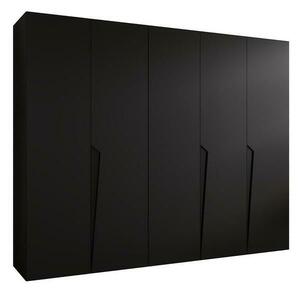 Szekrény Piano 1-250 fekete/fekete kép