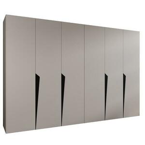 Szekrény Piano 1-300 (2x150) kasmír/fekete kép