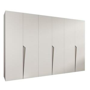 Szekrény Piano 1-300 (3x100) fehér/kasmír kép