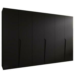 Szekrény Piano 1-300 (3x100) fekete/fekete kép