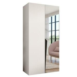 Szekrény Piano 2-100 fehér/fekete kép